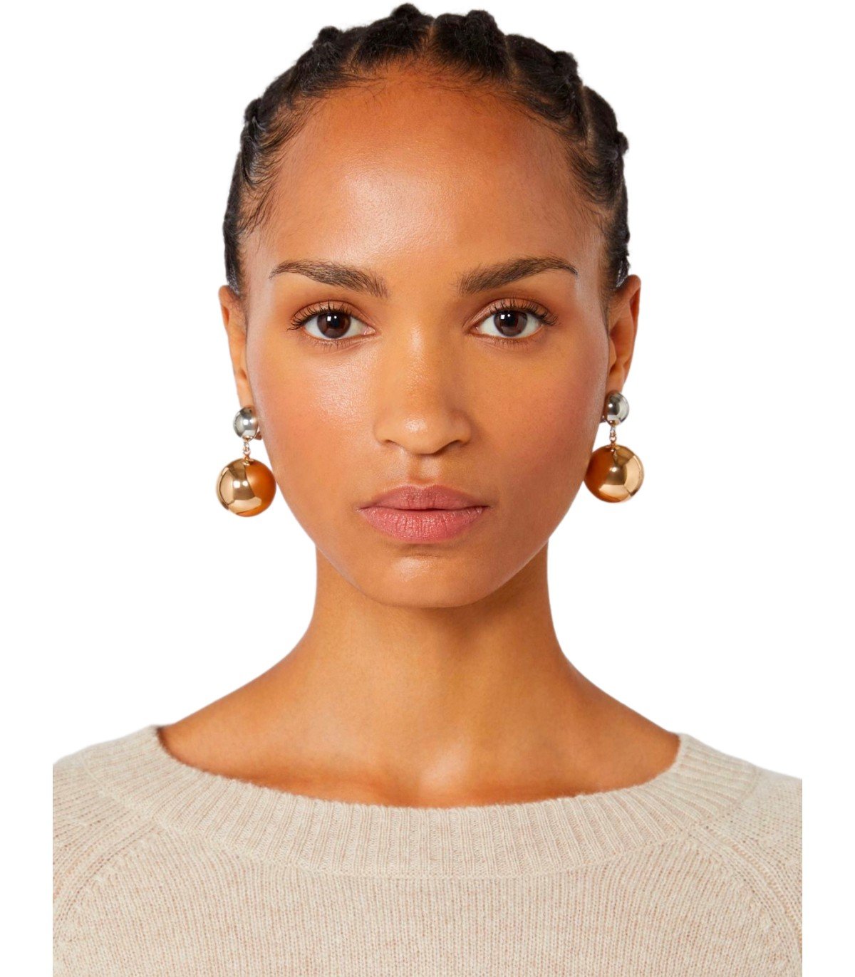 PENDIENTESOVATTE BICOLOR MAX MARA WEEKEND