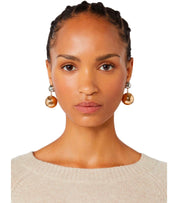 PENDIENTESOVATTE BICOLOR MAX MARA WEEKEND