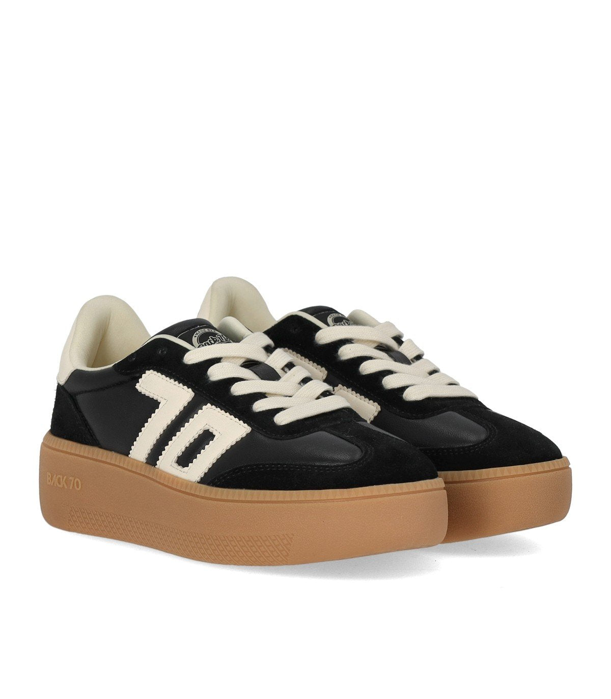 BACK70 XXL LEATHER BLACK SNEAKER