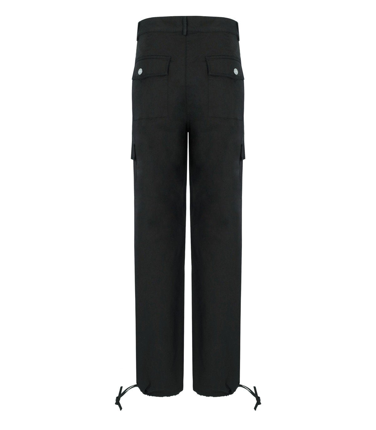 GANNI SCHWARZE CARGOHOSEN
