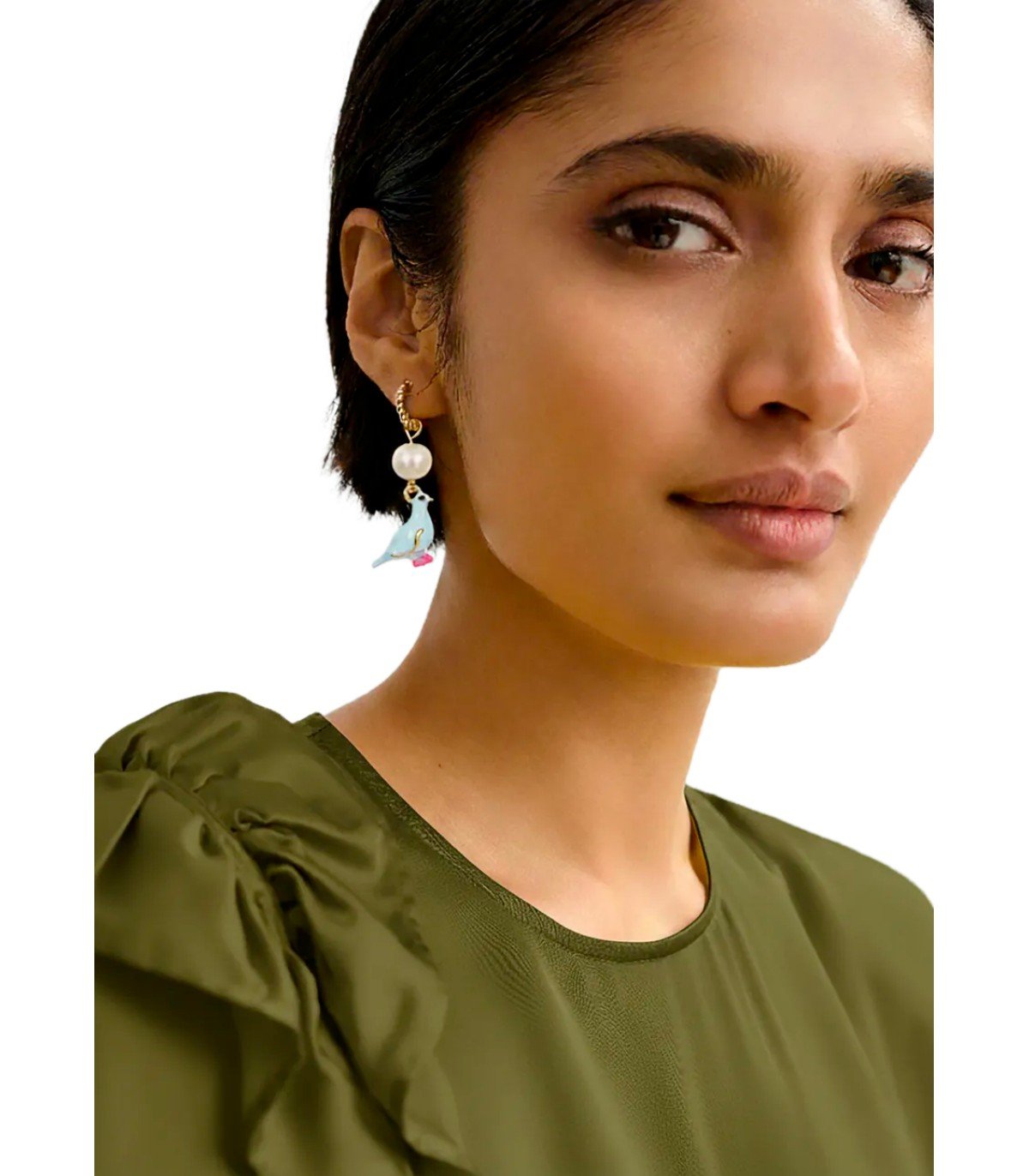 ESSENTIEL ANTWERP JHOLY GOLD EARRINGS