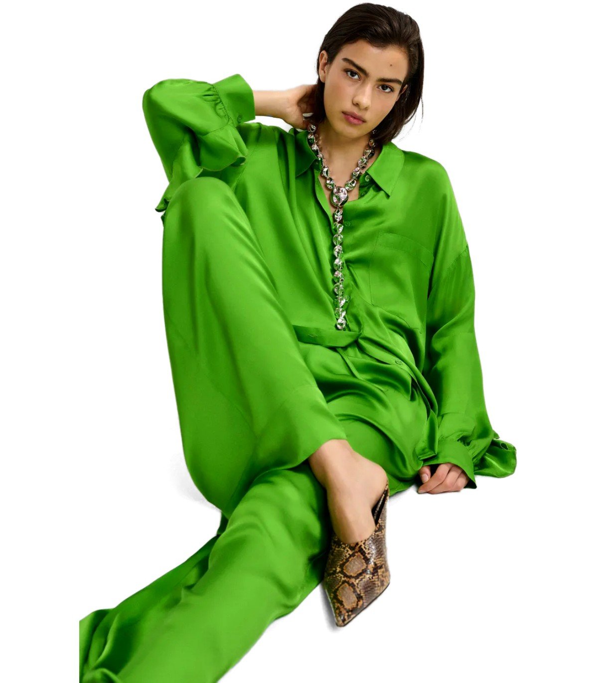 CAMISA JUDITH VERDE ESSENTIEL ANTWERP