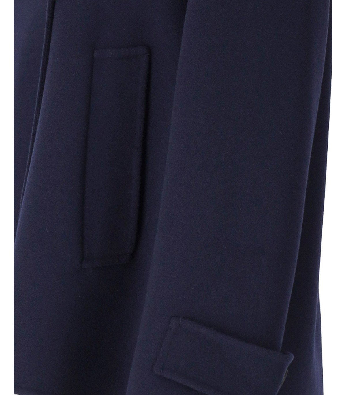MAX MARA WEEKEND AFONE BLUE DOUBLE-BREASTED CABAN