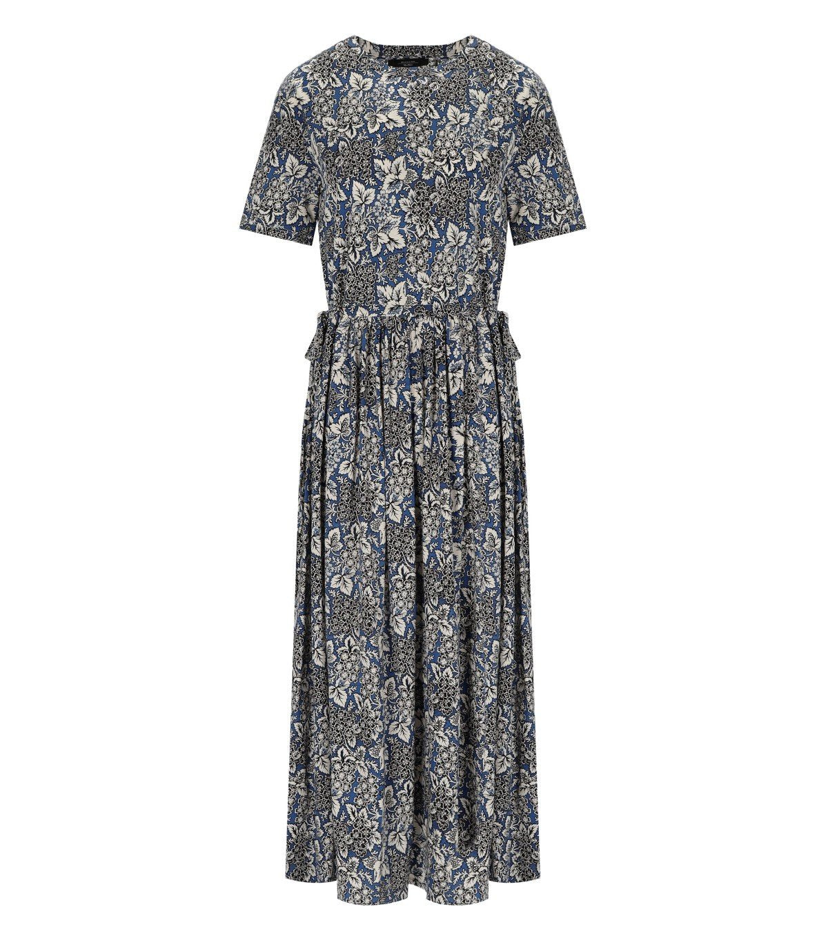 MAX MARA WEEKEND FASCINO BLUE FLORAL LONG DRESS