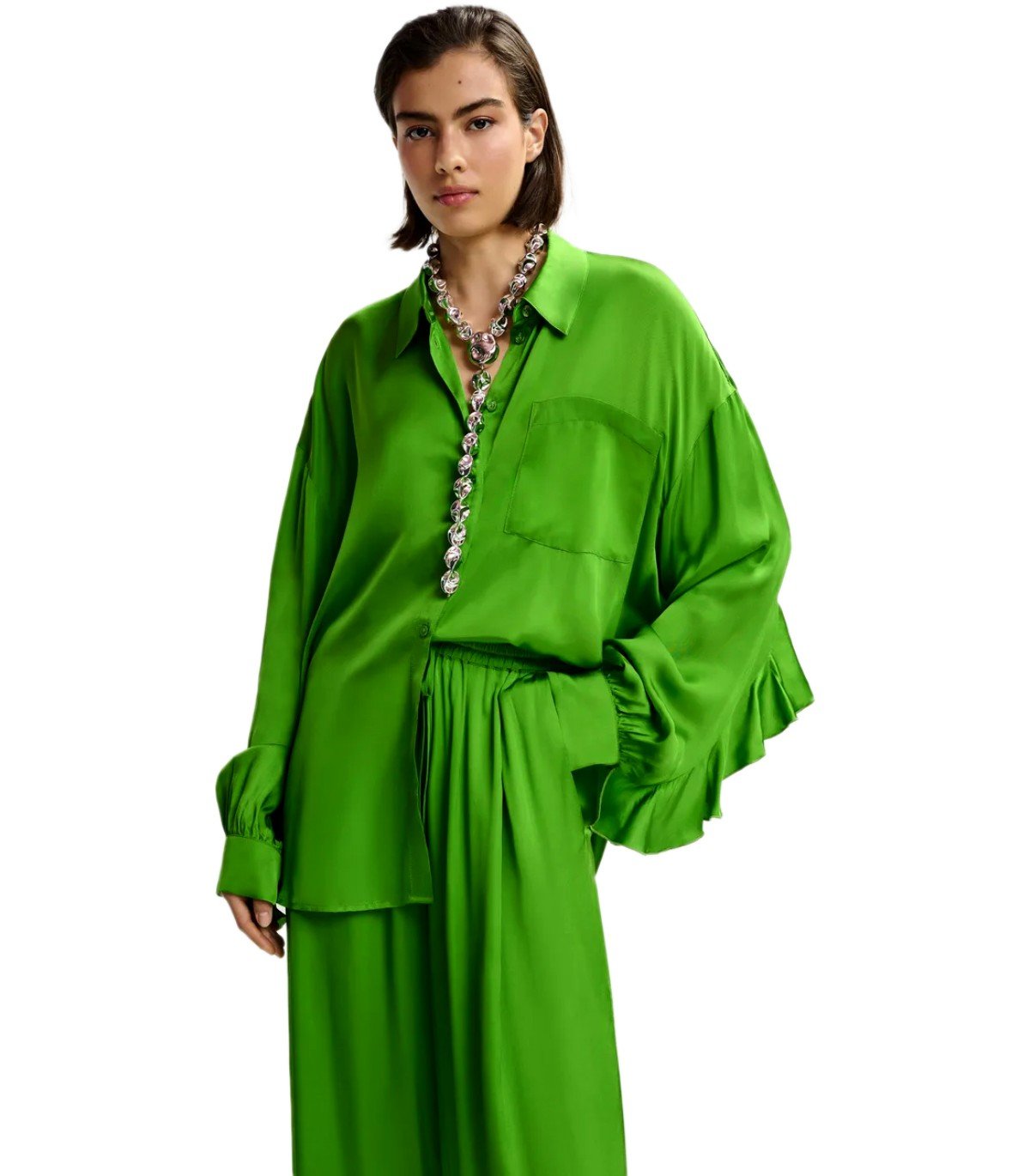 ESSENTIEL ANTWERP JUDITH GRÜNES HEMD