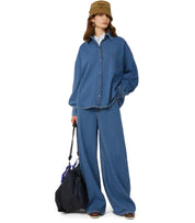 MAX MARA WEEKEND FOGGIA BLAUES HEMD
