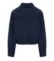 MAX MARA WEEKEND DECANO BLUE SHIRT JACKET