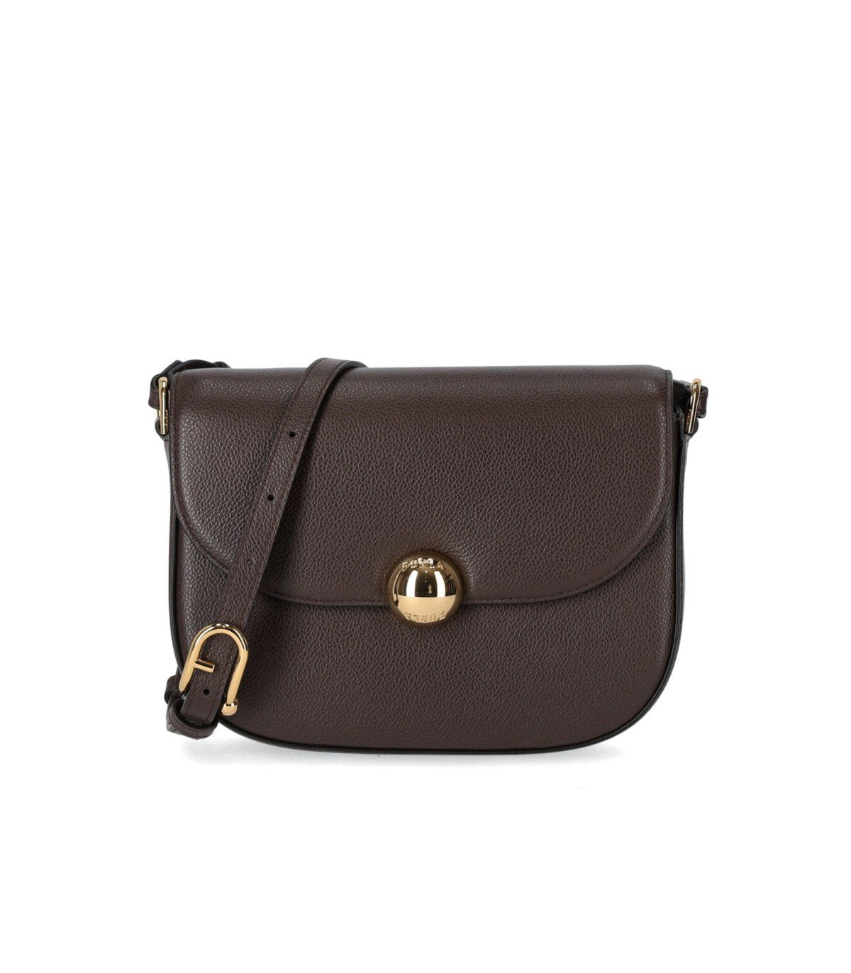 FURLA MOONLIGHT S CHOCOLATE CROSSBODY BAG