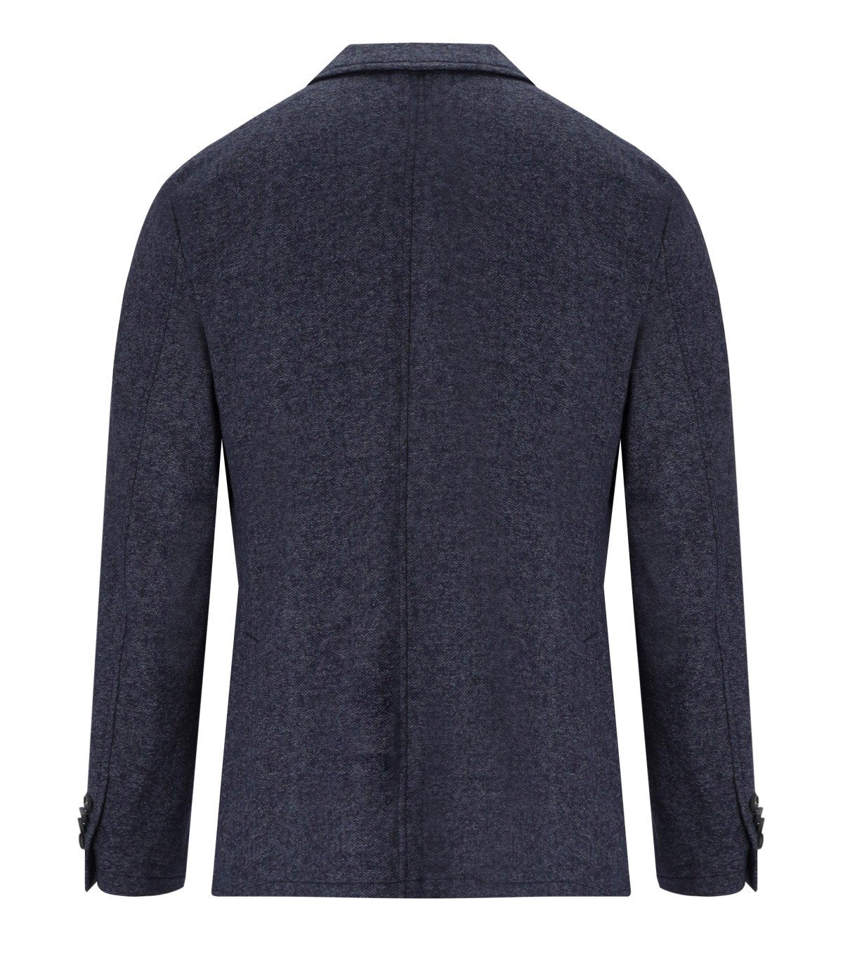 MANUEL RITZ MELANGE BLUE SINGLE BREASTED JACKET