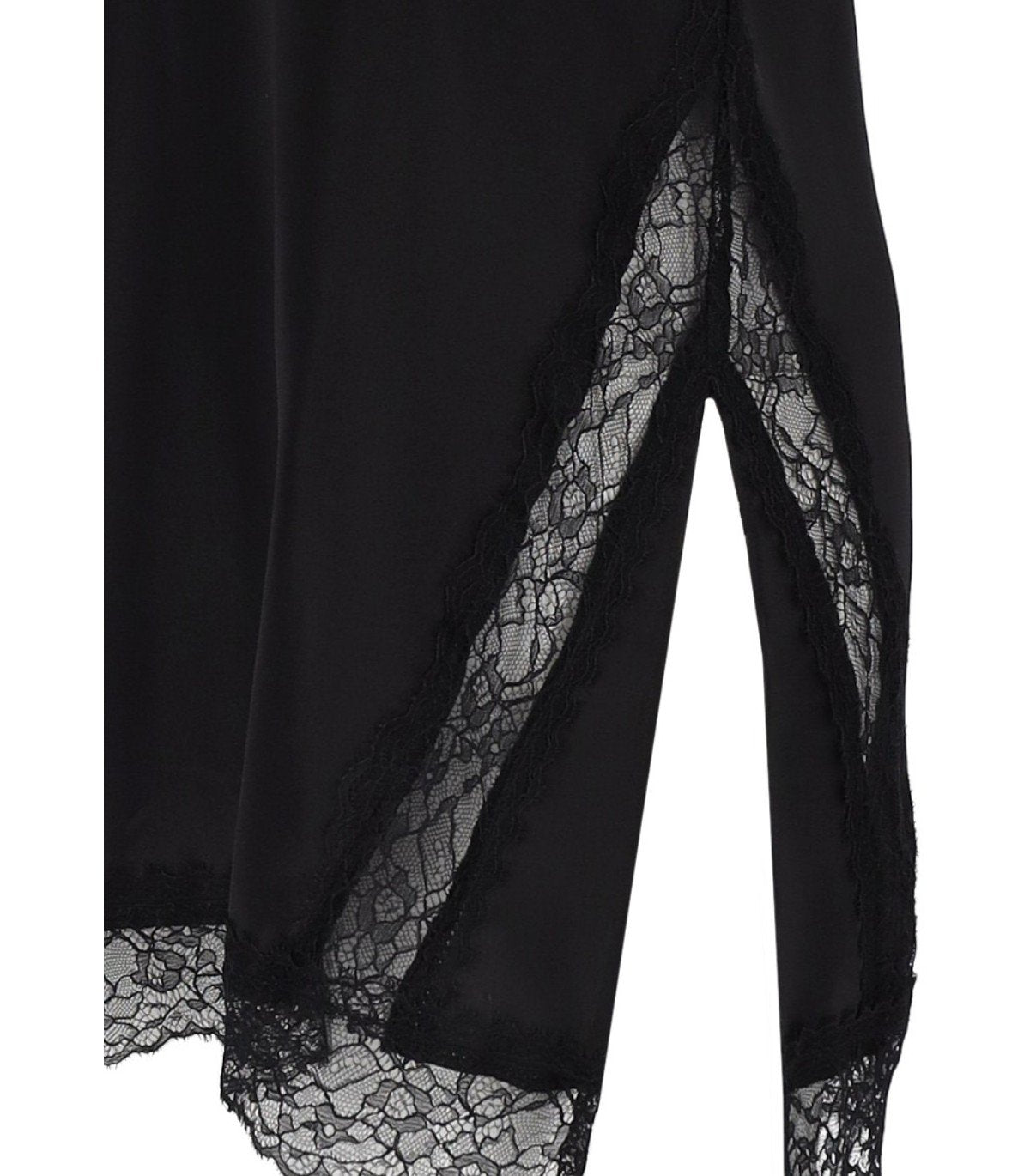 MARELLA SCHWARZ COSTONE TOP AUS SEIDE