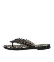 TONGS IMPRIMÉ LÉOPARD GANNI