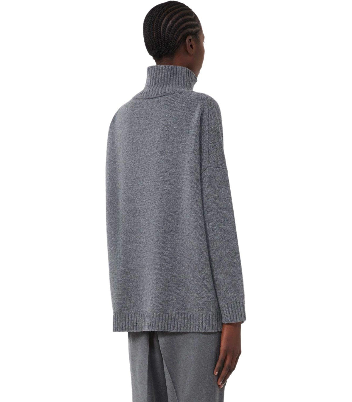 MAGLIONE LUPETTO BORGIA GRIGIO ANTRACITE MAX MARA WEEKEND