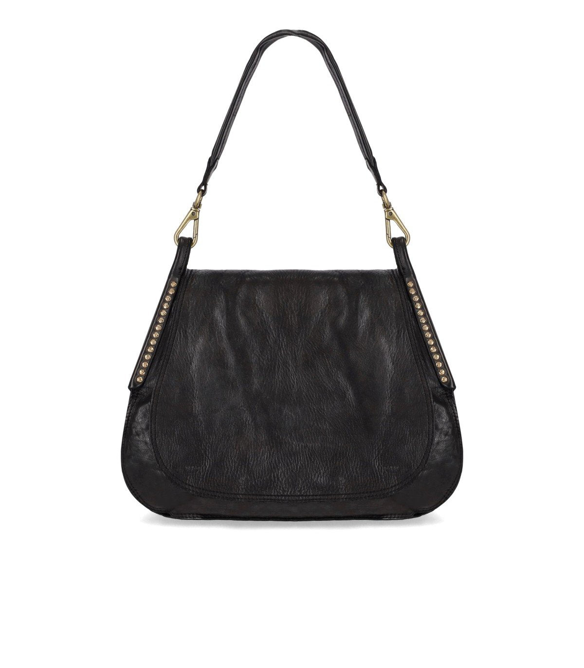 CAMPOMAGGI ENZA BLACK SHOULDER BAG