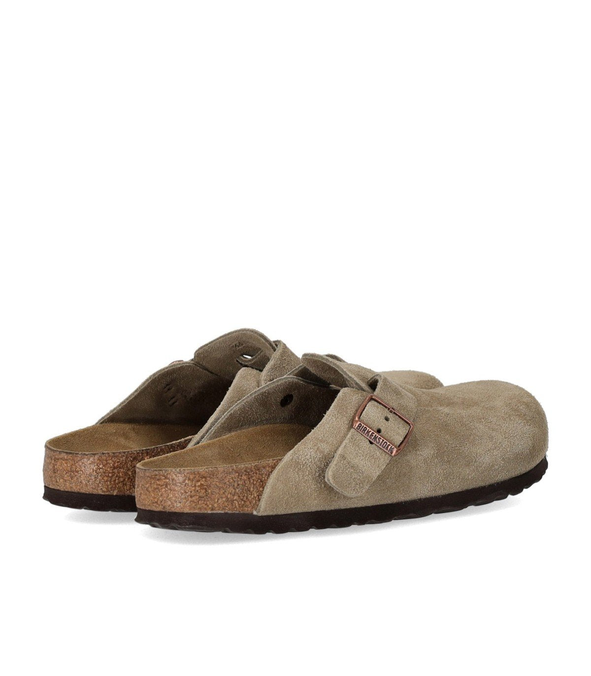 CLOG UNISEX BOSTON SUEDE TAUPE BIRKENSTOCK