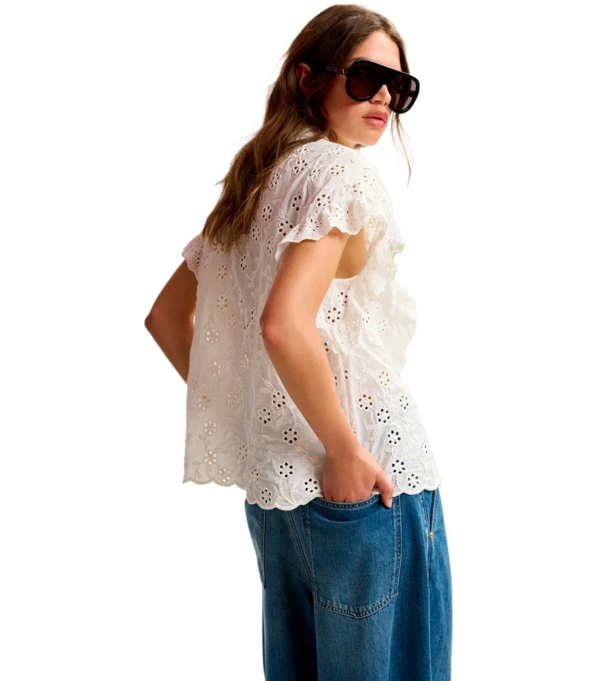 CHEMISE JELLABA BLANCHE ESSENTIEL ANTWERP