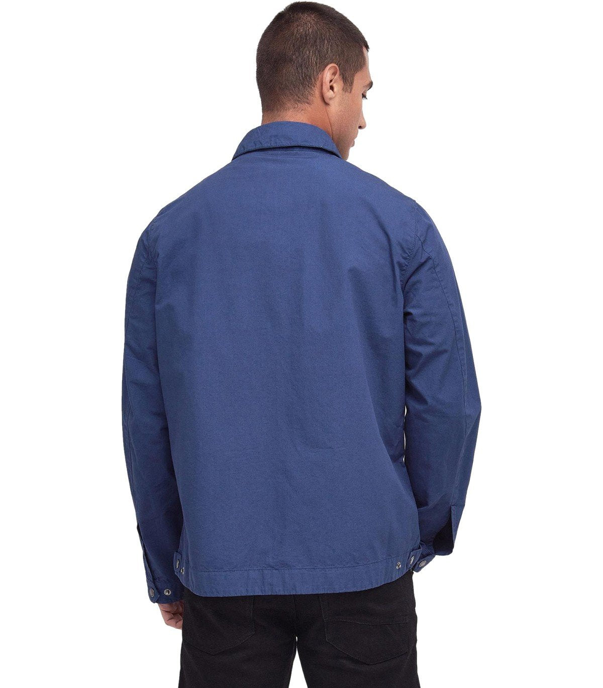 BARBOUR INTERNATIONAL WORKERS CASUAL KOBALTBLAUE JACKE