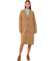 CARDIGAN LONG GODEZIA MARRON MAX MARA WEEKEND