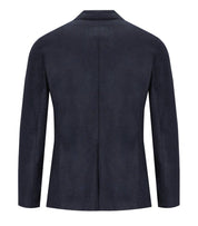 BOB DOVER DARK BLUE SINGLE-BREASTED JACKET
