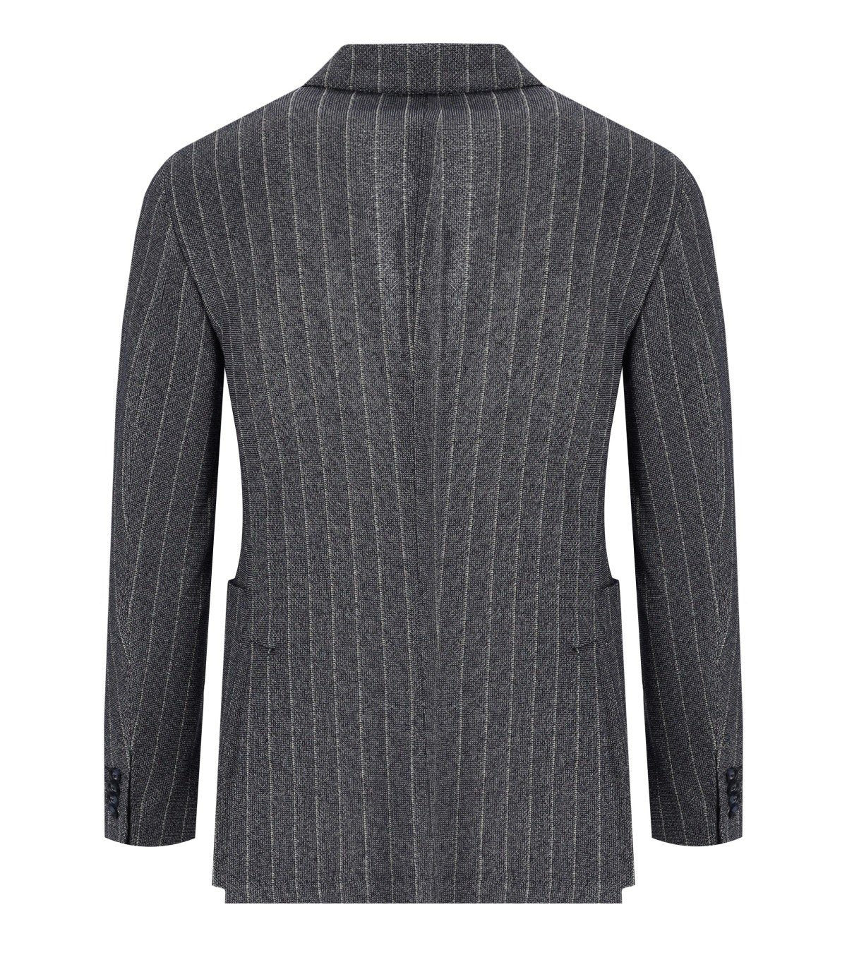 MANUEL RITZ BLUE PINSTRIPE JACKET
