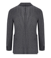 MANUEL RITZ BLUE PINSTRIPE JACKET