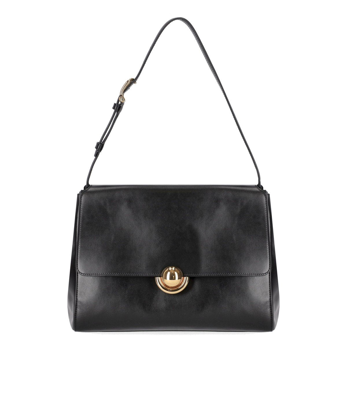 FURLA DOMUS M BLACK SHOULDER BAG