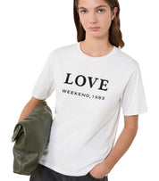 T-SHIRT AGILE BLANC MAX MARA WEEKEND
