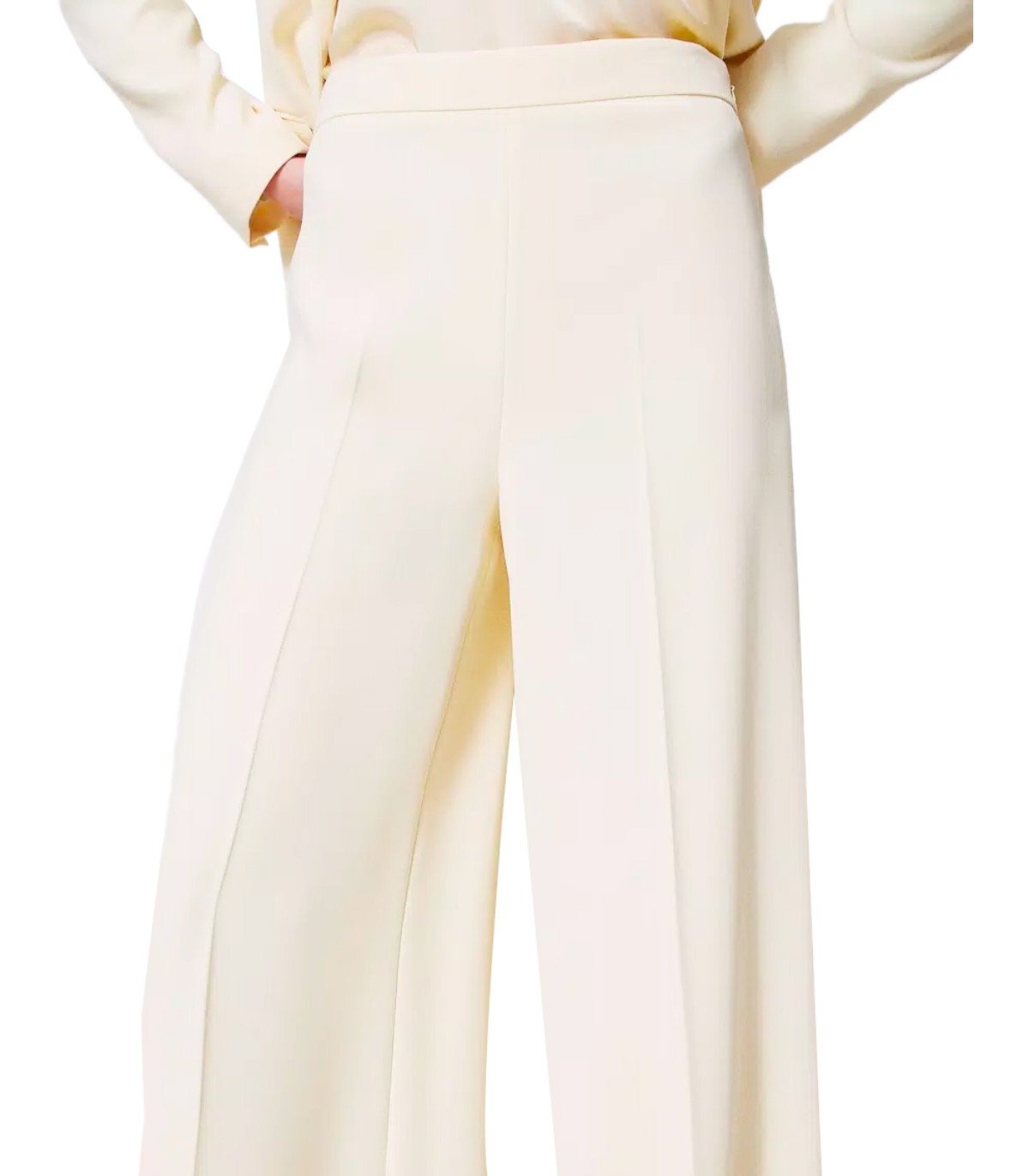 PANTALONE A PALAZZO MADREPERLA TWINSET