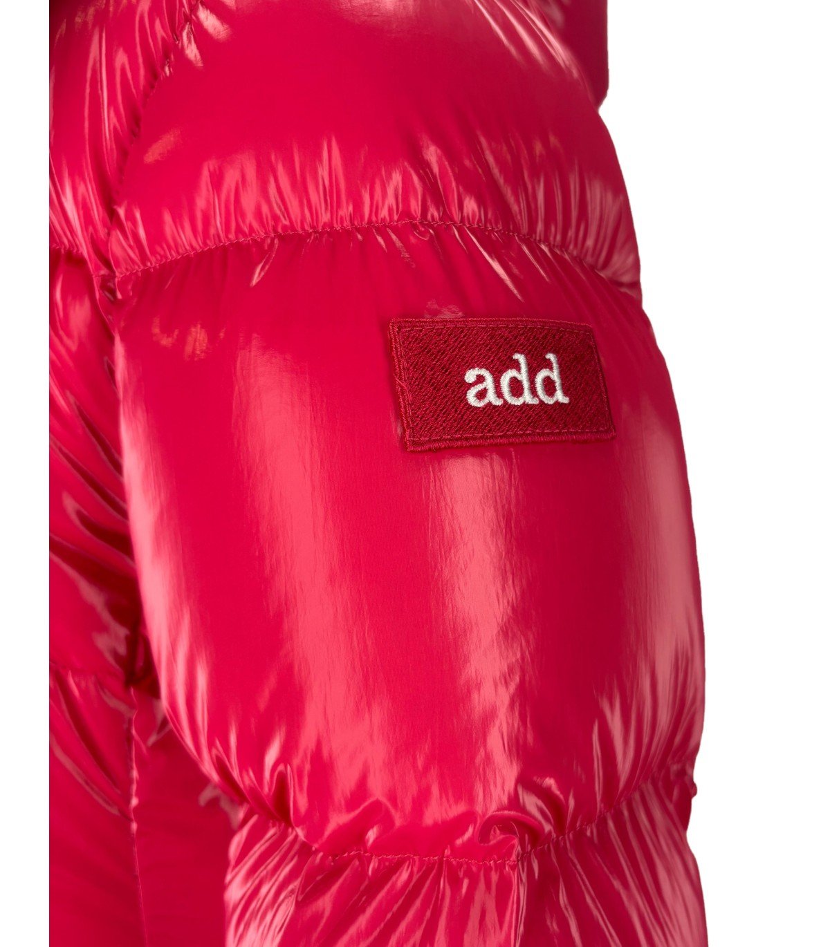 ADD WET NYLON SUPER NOVA HOODED DOWN JACKET