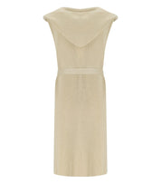 MM MAX MARA BADESSE CREAM SLEEVELESS LONG CARDIGAN