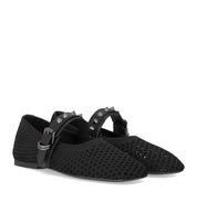 ASH BIJOUX BLACK BALLET FLAT