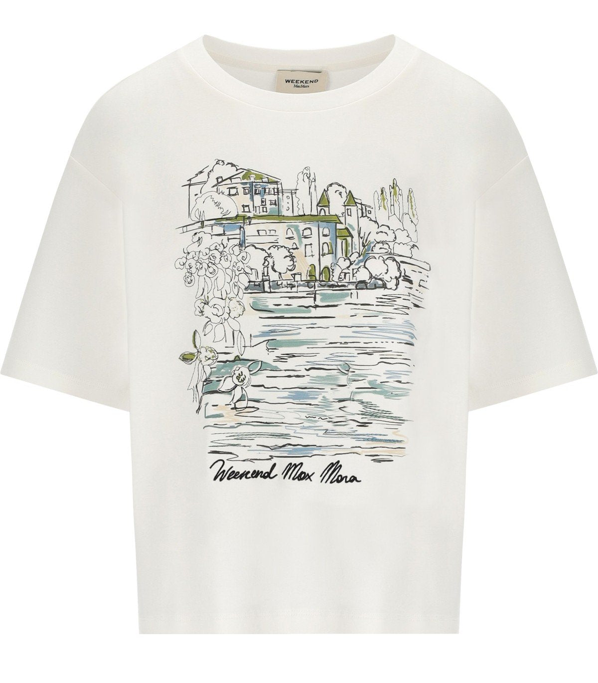 T-SHIRT SALA BIANCA MAX MARA WEEKEND