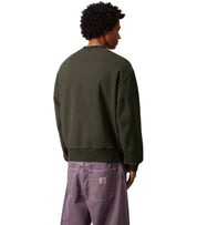 CARHARTT WIP DETROIT OLIVGRÜNES SWEATESHIRT