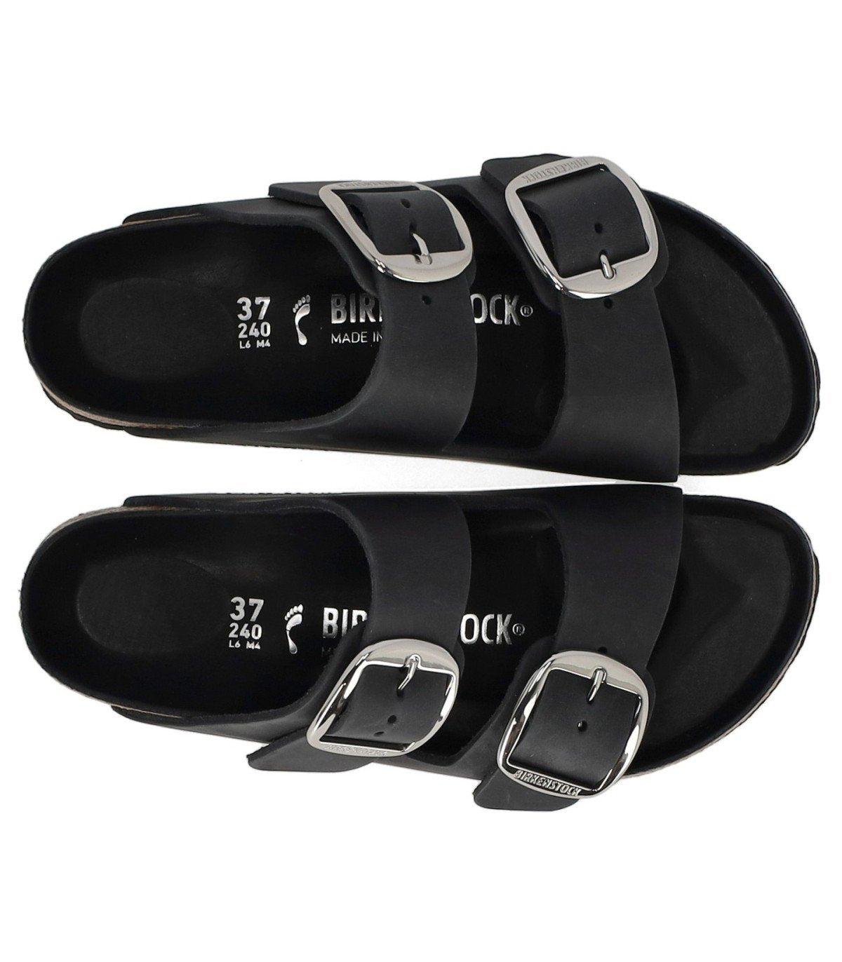 BIRKENSTOCK ARIZONA BIG BUCKLE BLACK SANDAL