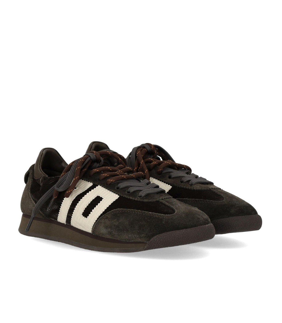 BACK70 ROCKET SAMT TAUPE SNEAKER