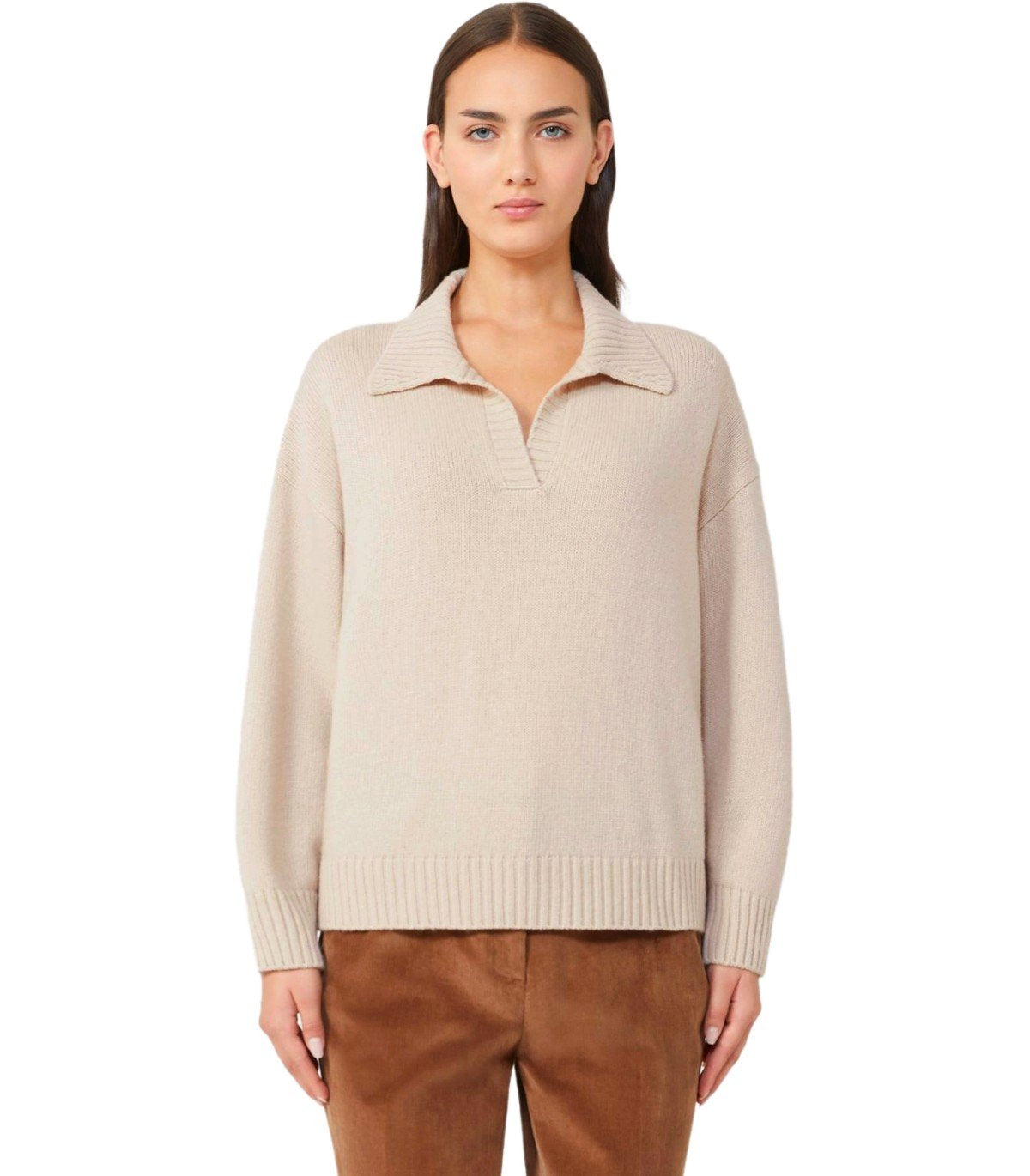 PULL POLO AGRE BEIGE MAX MARA WEEKEND