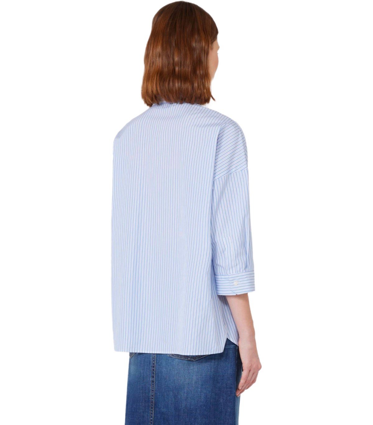 MAX MARA WEEKEND GIRALDA LIGHT BLUE SHIRT