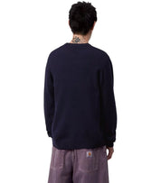 CARHARTT WIP ALTEN DEEP NIGHT RUNDHALSPULLOVER