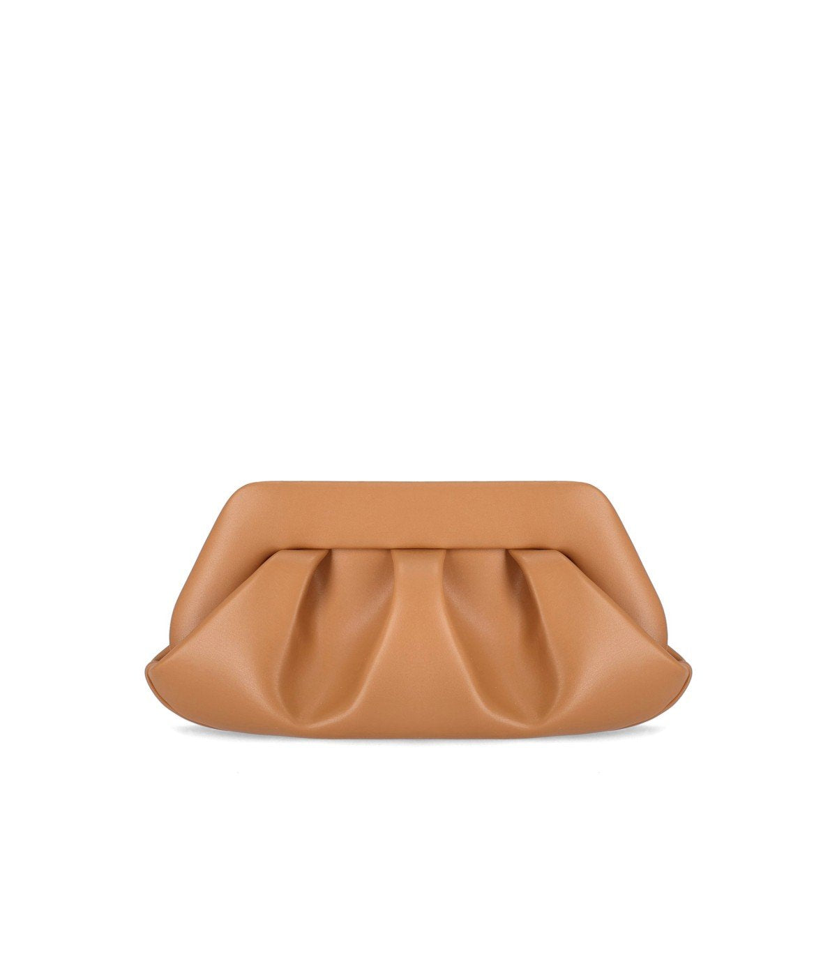 THEMOIRè EMERA VEGAN FABRIC MACADAMIA CLUTCH BAG