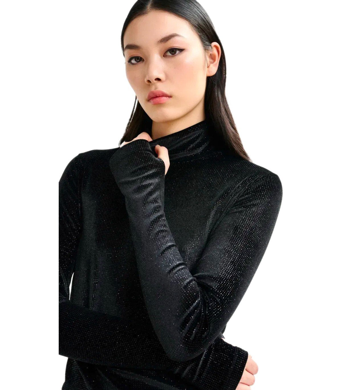 ESSENTIEL ANTWERP INDIENNE BLACK TOP