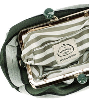 MAX MARA WEEKEND PASTICCINO ITALIANROOTS MEDIUM GREEN CLUTCH BAG