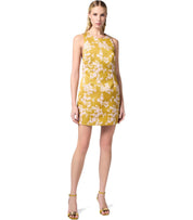 ELISABETTA FRANCHI CURRY QUARZO SLEEVELESS DRESS