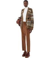 CARDIGAN OVATTA MARRON MAX MARA WEEKEND