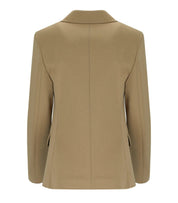 MAX MARA WEEKEND GINNASTA BEIGE SINGLE-BREASTED BLAZER