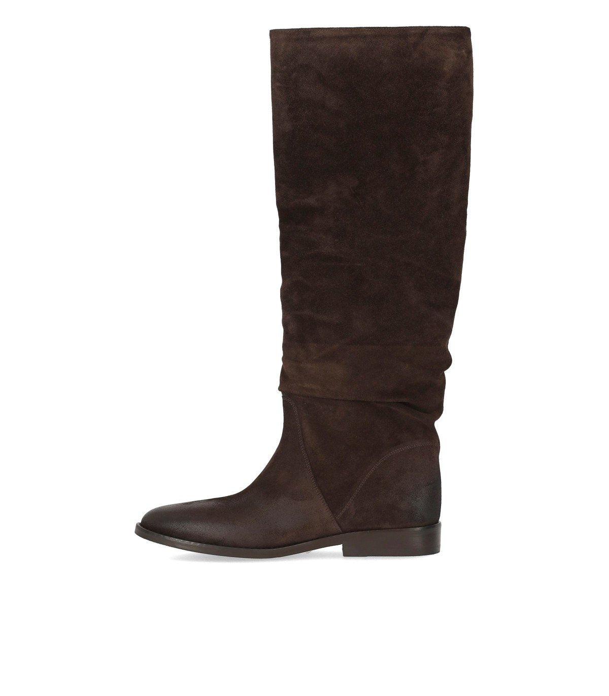 STRATEGIA BRAUNER STIEFEL AUS WILDLEDER