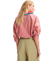 ESSENTIEL ANTWERP JAMMER BEIGE WIDE LEG HOSE