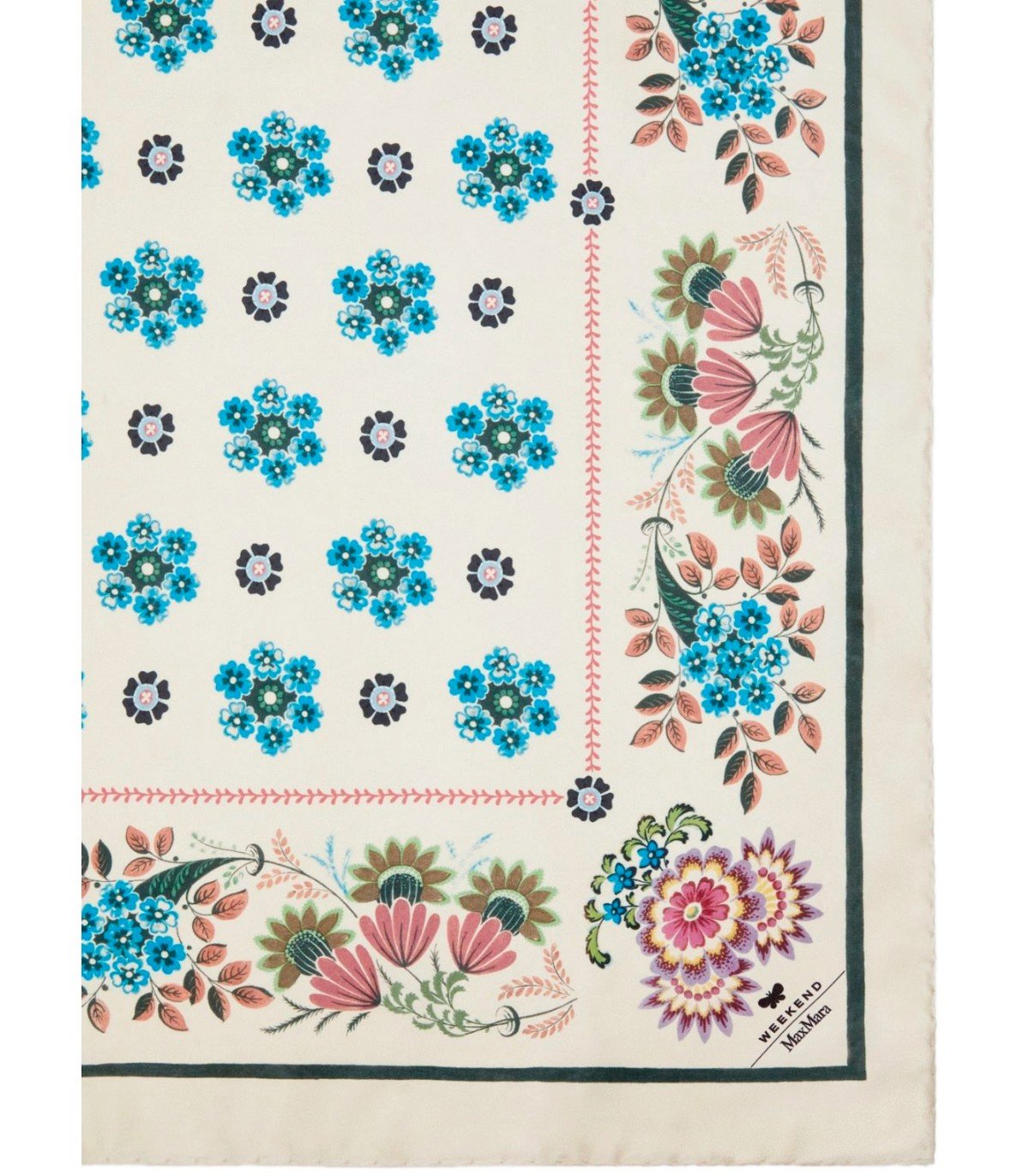 MAX MARA WEEKEND ONESTO BEIGE FOULARD SCARF