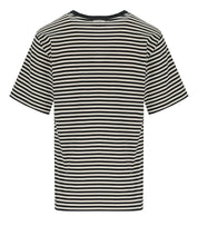 T-SHIRT A RIGHE VENACO BIANCA NERA MAX MARA WEEKEND