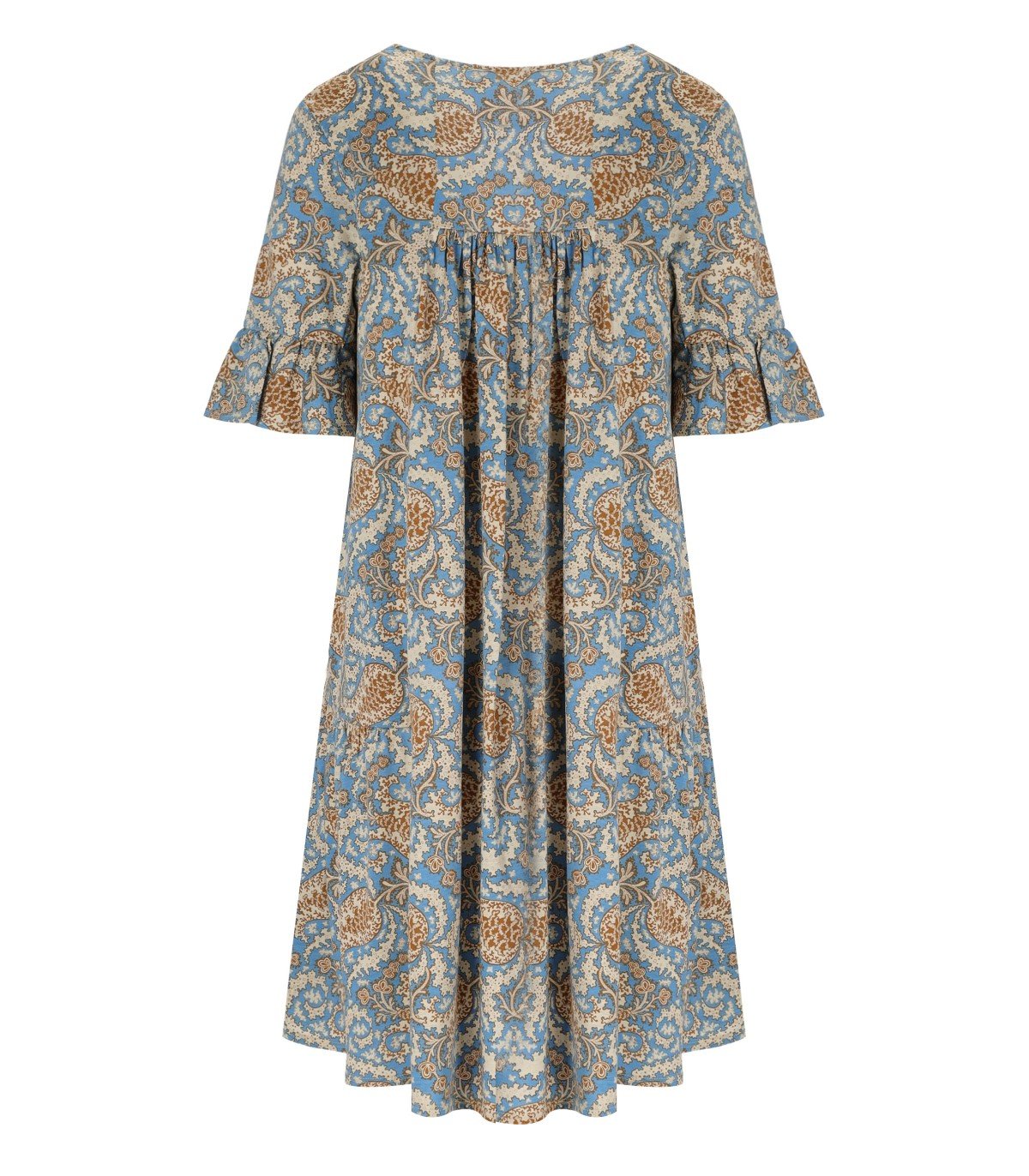 MAX MARA WEEKEND FUOCO VEELKLEURIGE JURK