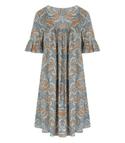 MAX MARA WEEKEND FUOCO VEELKLEURIGE JURK
