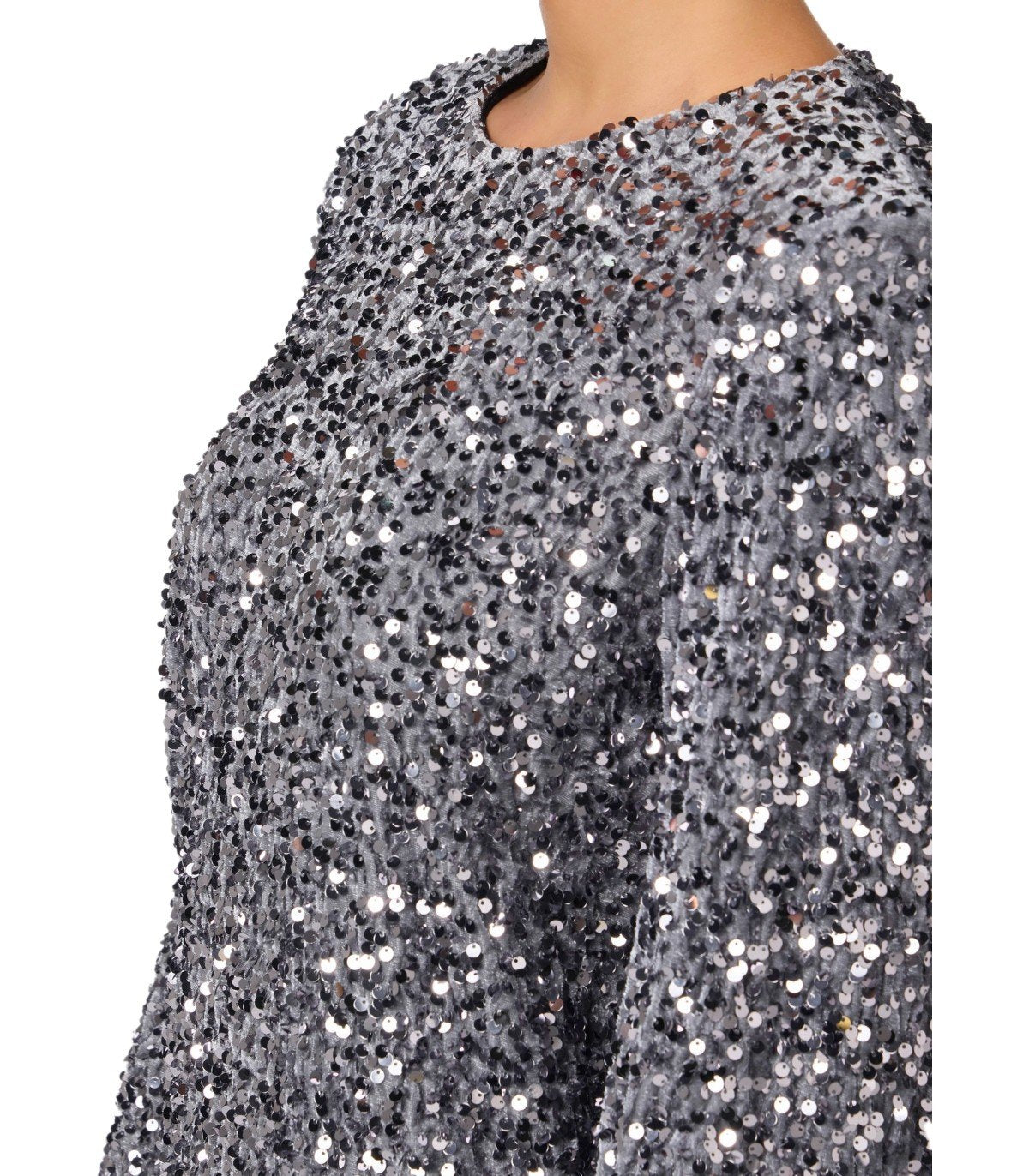 オールインワン・サロペット Elisabetta Franchi Steel Mini Dress With Sequins ELISABETTA FRANCHI STEEL MINI DRESS WITH SEQUINS